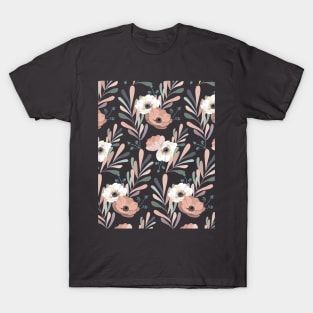 Anemones & Olives (black) T-Shirt